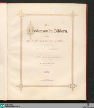 Der Bodensee in Bildern : eine Wanderung an den Ufern des Bodensees