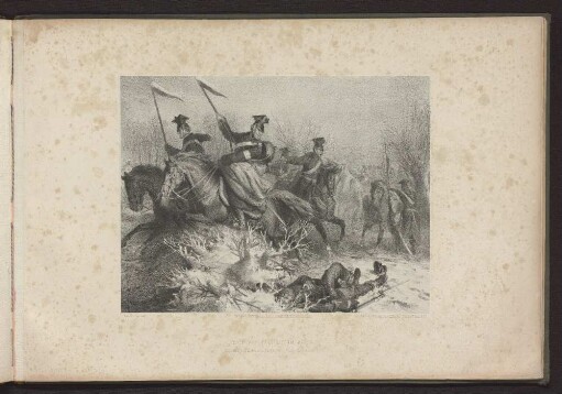 6. BEUTE AUS FEINDLICHEM BIVOUAC Patrouille des 2. Brandenburgischen Ulanen-Regiments No. 11