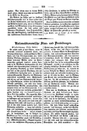 National-ökonomische Sinn- und Denkübungen