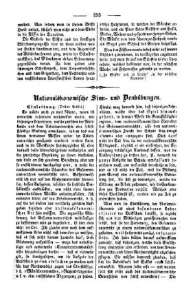 National-ökonomische Sinn- und Denkübungen
