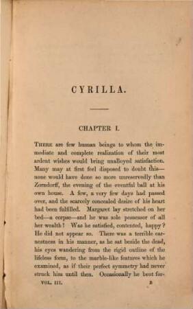 Cyrilla : a tale. 3