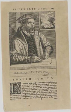 Bildnis des Adrien Junius