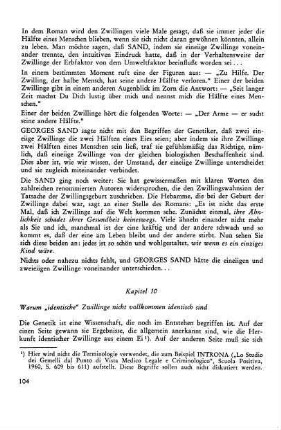 Kap. 10: Warum "identische" Zwillinge nicht vollkommen identisch sind