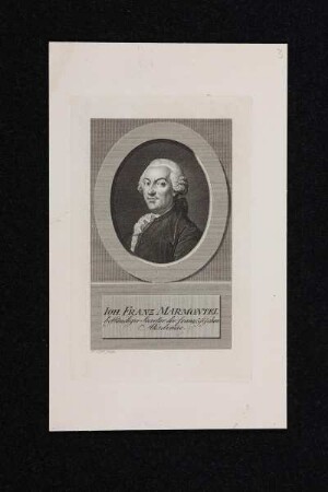 Bildnis des Ioh. Franz Marmontel