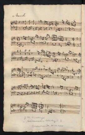 Märsche; Tasteninstr.; Es-Dur; EngK 198