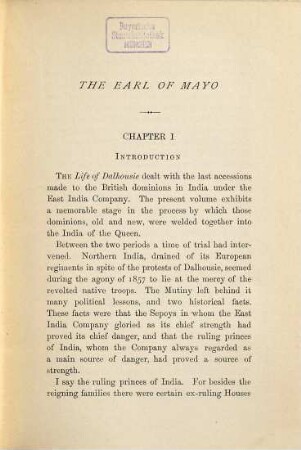 The Earl of Mayo