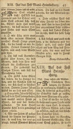 XIII. Auf das Fest Mariä Heimsuchung