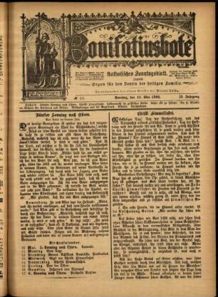 Ausgabe vom Sonntag, den 10. Mai 1896.