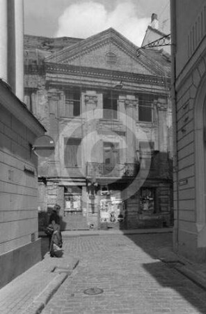 Wohn- und Geschäftshaus Audēju iela 8 (Weberstraße) in Riga