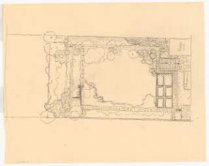 Garten Dr. Weissbecker, Hilden: Gartenplan
