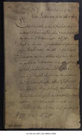 Dokumente zur Kursächsischen Verwaltungsgeschichte, Abschriften