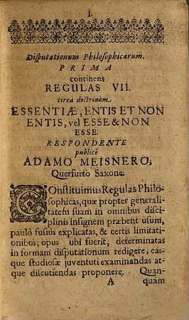Dan. Stali regulae philosophicae explicatae & orationes aliquot, 1