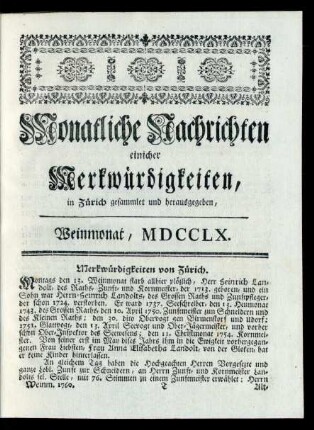 Weinmonat, MDCCLX