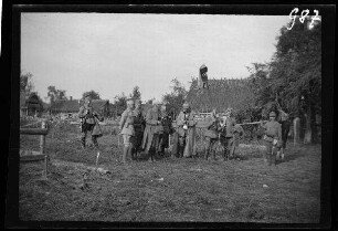 Toboly (Ukraine): Offiziere und die Standarte der 4. Kavallerie-Brigade