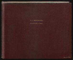 Quartette; vl (2), vla, vlc; a-Moll; op.132