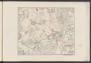 Umgebungskarte von Berlin-Spandau, Federzeichnung, bis 1803 : Band 2: Seite 12: [Plan der Gegend um Spandau bey Berlin] / C. F. M. Langenfeld. - [S.l.]. - 1 Karte ; Handzeichnung, koloriert, 18 x 22 cm