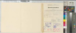 Bauwerksverzeichnis und Nachweisung der bei dem Ersatz der Schranken durch eine Blinklichtanlage am Bahnübergang in km 111,891 der Strecke Hagen-Betzdorf im Zuge der Charlottenstraße in Eiserfeld (Niederschelden) berührten Wege- und Vorflutverhältnisse, nebst Bezeichnung der für sie entworfenen baulichen Anlagen [4 Bll.], o. M. Stnr.: 51, Iwü, Bunr.: 123, Blnr.: 2