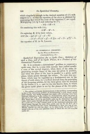 On symbolical geometry.
