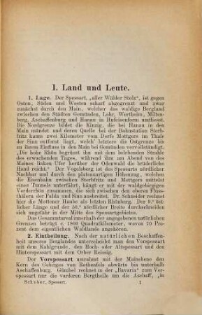 Führer durch den Spessart, Kahlgrund und das Mainthal : mit Spezial- und Routenkarte
