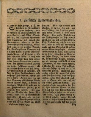 Oekonomische Beyträge und Bemerkungen zur Landwirthschaft : auf das Jahr ... oder Unterricht für den Landmann ; als eine Fortsetzung des ehemaligen Landwirtschafts-Calenders. 1783, 1783
