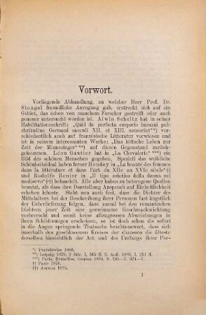 Das Ideal der Schönheit und Hässlichkeit in den altfranzösischen chansons de geste