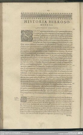 Historia Hierosomitana Auctoris Incerti