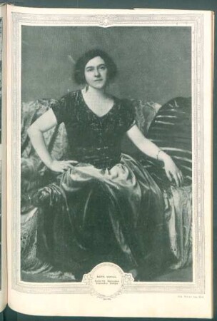 Nota social. - Señorita Mercedes Saavedra Zelaya