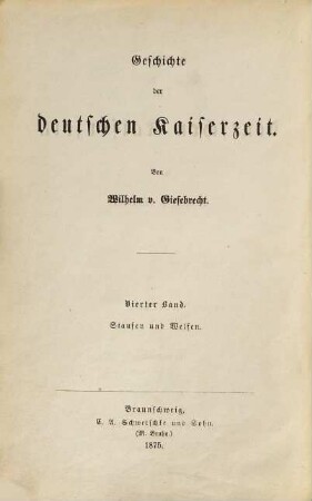 Geschichte der deutschen Kaiserzeit, 4. Staufer und Welfen