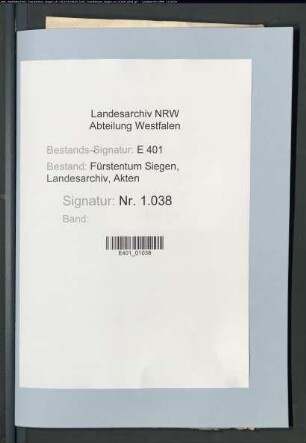 Differenzen zwischen den Junkern von Selbach genannt Lohe und diversen Kreditoren wegen Schuldforderungen sowie wegen des Erblehngutes Lohe
