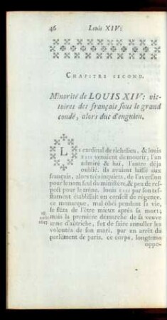 Chapitre Second.