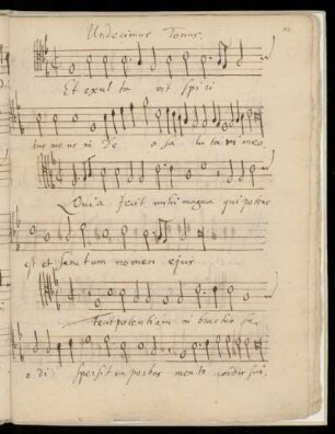 11. Magnificat Undecimus Tonus