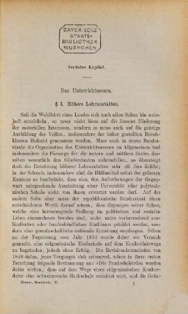 Handbuch des schweizerischen Bundesstaatsrechtes, 2,1