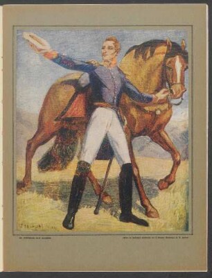 "El General San Martín" - [Ilustración] : (Oleo de Sabogal existente en el Museo Nacional de B. Aires)