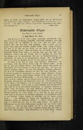 Psychologische Skizzen