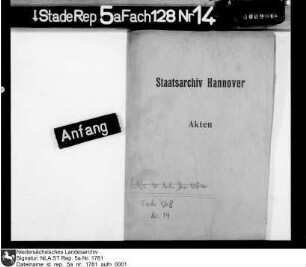 Bestallungen des Christoph von Düring, Burgmann zu Horneburg, und des Archivars Matthias von Kleen zu Amtmännern in Hagen