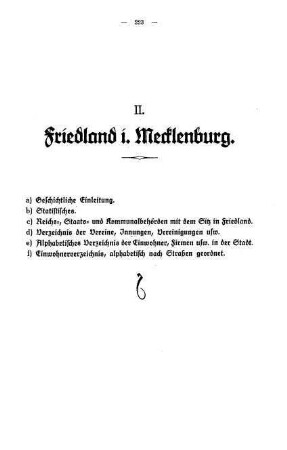 II. Friedland i. Mecklbg.
