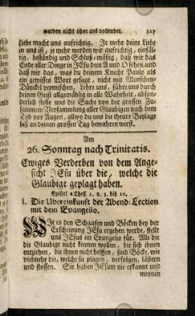 827-838, Am 26. Sonntag nach Trinitatis. - Am Tage Stephani.