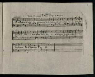 La Vertu. Ode republicaine p. Lebrun. musique de Trahcier