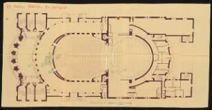 Volksbühne, Berlin-Mitte: Grundriss 1:100