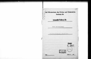 Einstufung leitender Beamter der Universitätsverwaltung und der Universitätsbibliothek