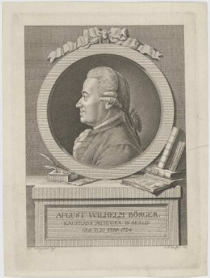 Bildnis des August Wilhelm Börger