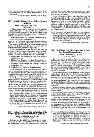 Einsatz der Jugend für landwirtschaftliche Bestell-, Pflege- und Erntearbeiten im Jahre 1941 : [Amtlicher Erlasse] ; [Amtlicher Teil]