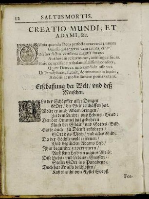 [Erster Thail. Der Toden Tantz.]