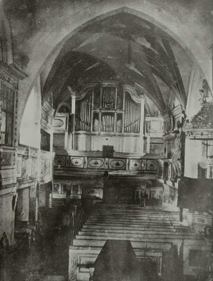 Frohburg, Kirche : In Frohburg die Kirche vor 1877