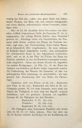Zur griechischen Künstlergeschichte