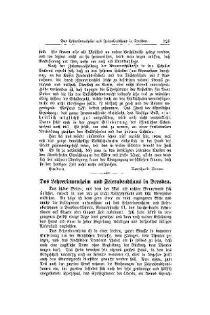 Das Lehrerinnenheim und Feierabendhaus in Dresden