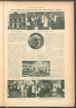 En la fábrica de tejidos de punto del señor Francisco Migone : Las industrias argentinas