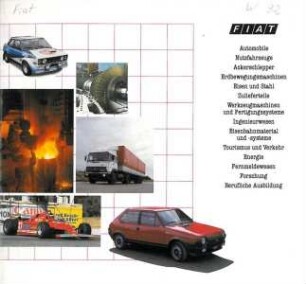 Sammlung von Werbeprospekten für die Automarken NSU/Fiat und Lancia