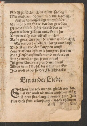 Ein ander Liedt. ||