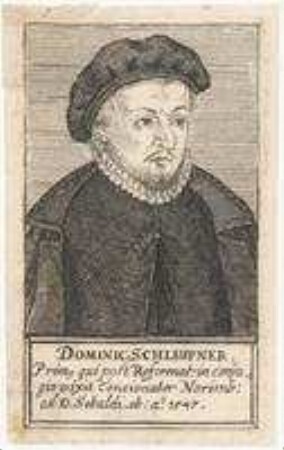 Dominicus Schleupner, Prediger bei St. Sebald; gest. 1547